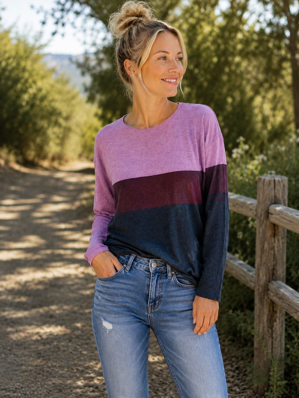 Smartwool Merino Wool Color Block Sweater XS Lightweight Long Sleeve Top